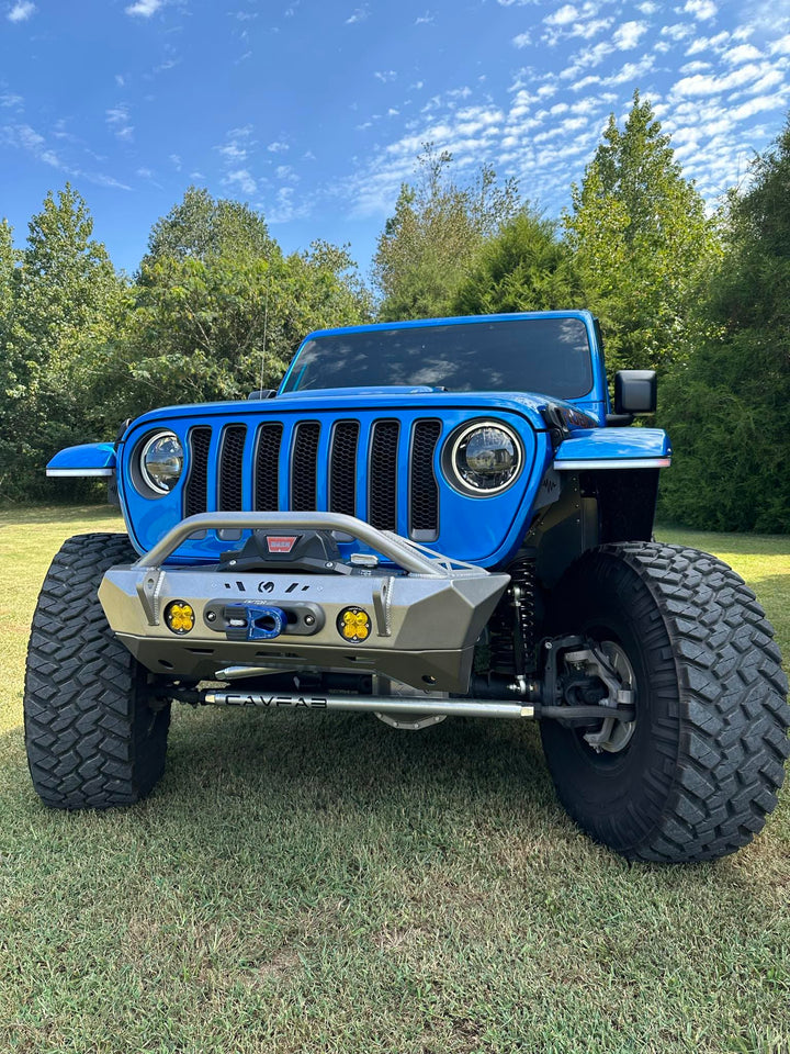 Blue Jeep Wrangler creation