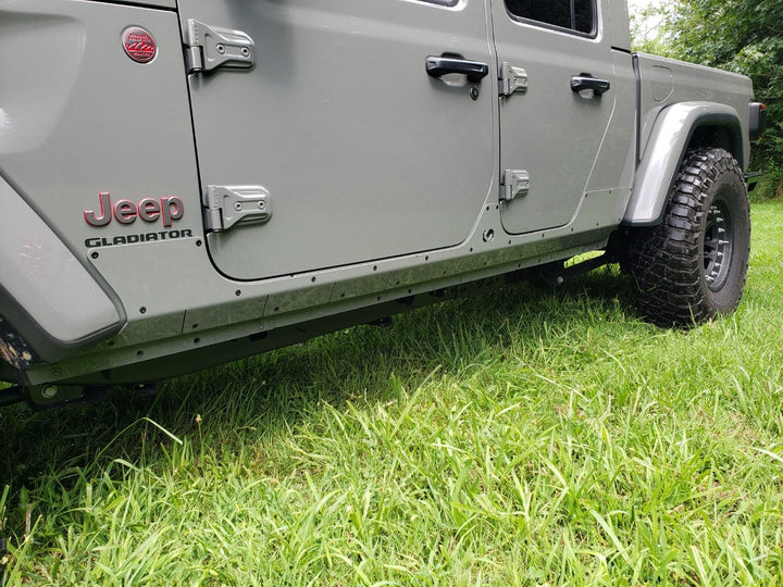 Jeep Gladiator with rocker armor