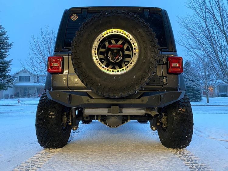JL / JLU Crawler Full Width Rear Bumper - CavFab