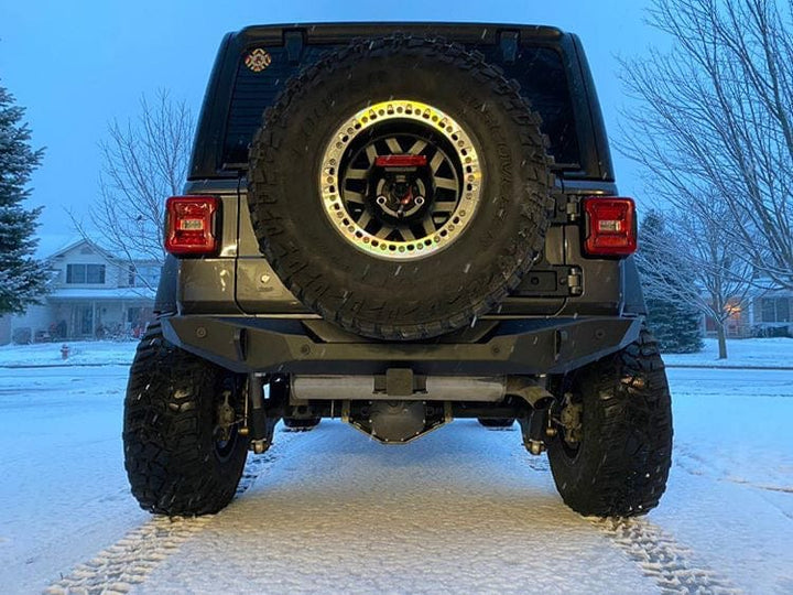 JL / JLU Crawler Full Width Rear Bumper - CavFab