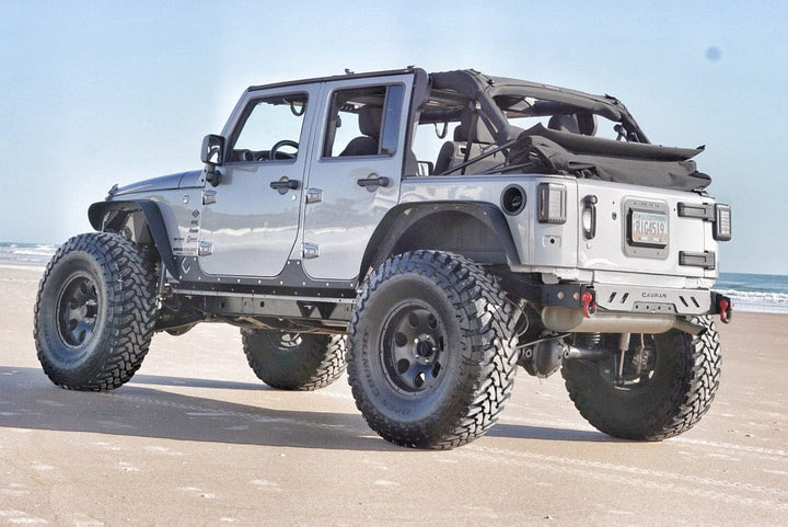 JK / JKU Rear Bumper (Rear Fascia) - CavFab