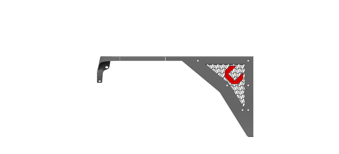 TJ / LJ Front Fender Flare 0" Hi Clearance (Negative Flare) - CavFab