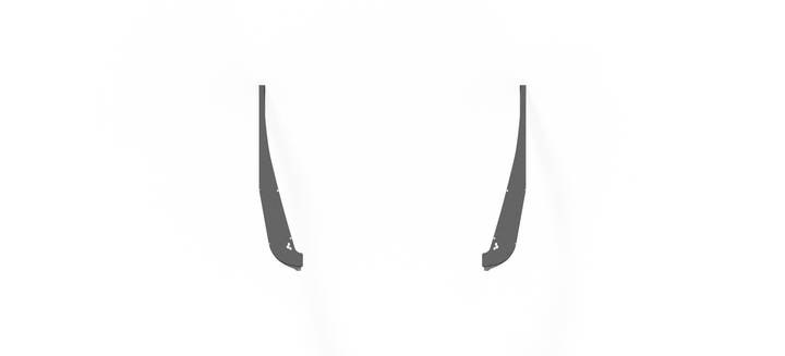 TJ / LJ Front Fender Flare 0" Hi Clearance (Negative Flare) - CavFab