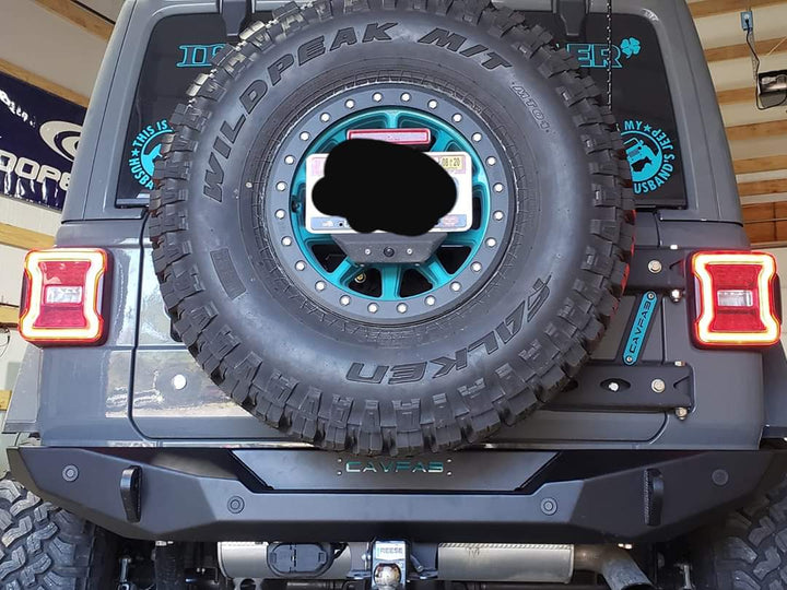 JL / JLU Crawler Full Width Rear Bumper - CavFab