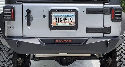 JK / JKU Spare Tire Delete Plate - CavFab
