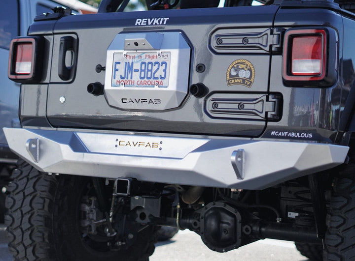 JL / JLU Crawler Full Width Rear Bumper - CavFab