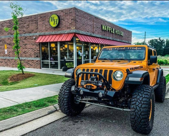 JK / JL / JT Rampage Front Bumper W/ Rampage Hoop - CavFab