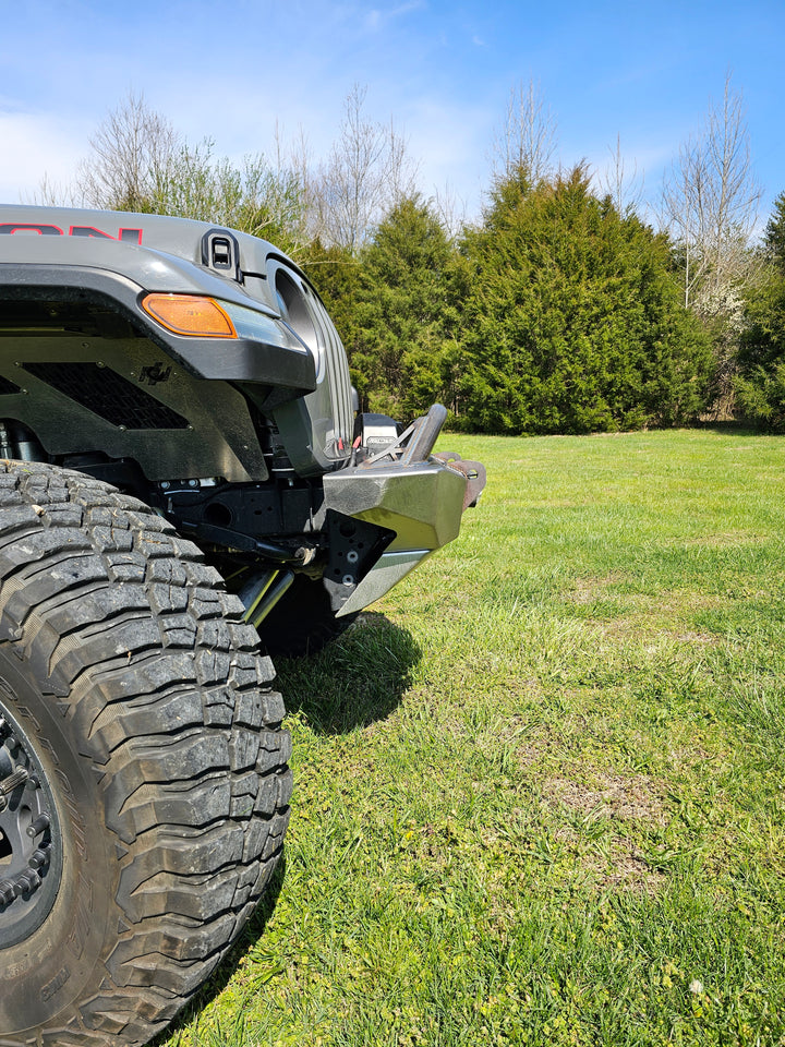 Crawler Series Mid-Width Front Winch Bumper With Fog Lights (JL / JT) - CavFab