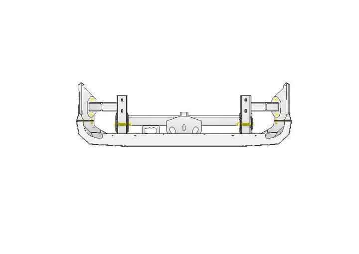 gladiator rear bumper with hitch