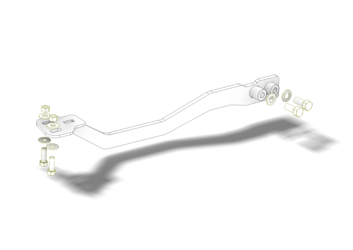 HD Trackbar Bracket Brace - Jeep XJ / MJ