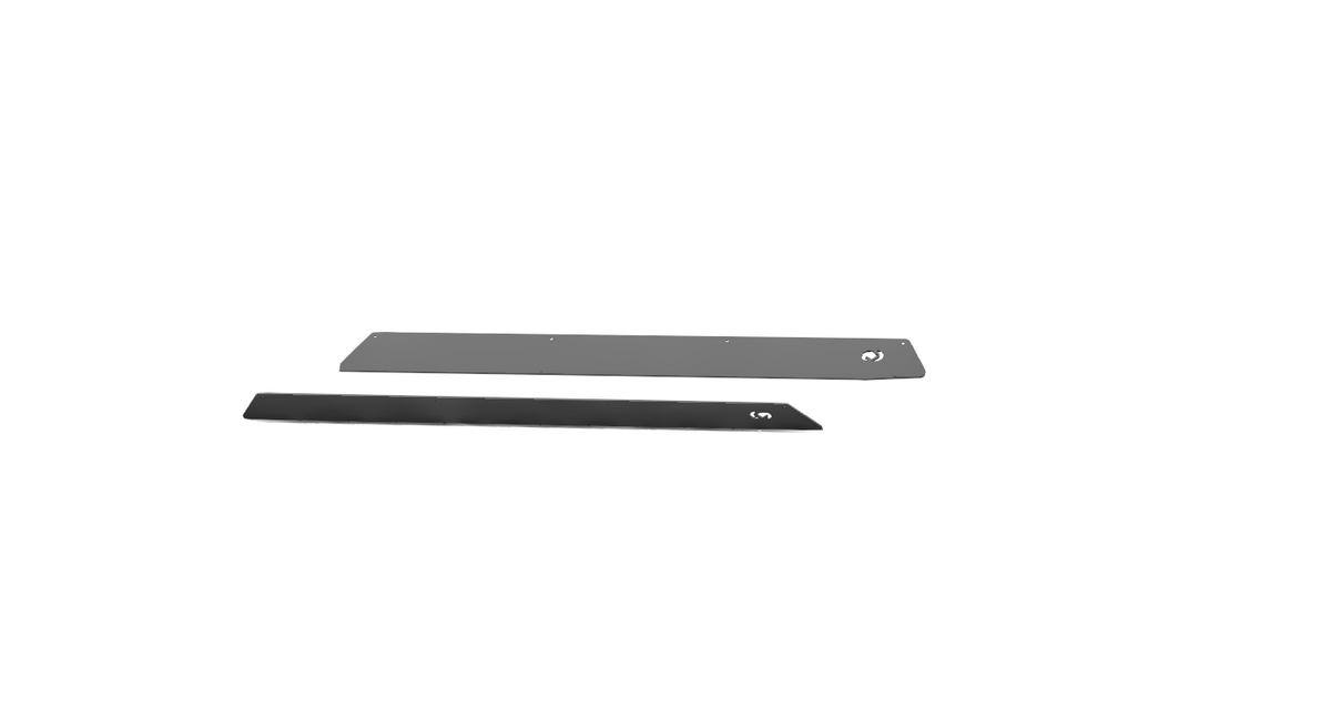Aluminum Skin for JLU Frame Mounted Slider / Steps - 4 Door Wrangler - CavFab