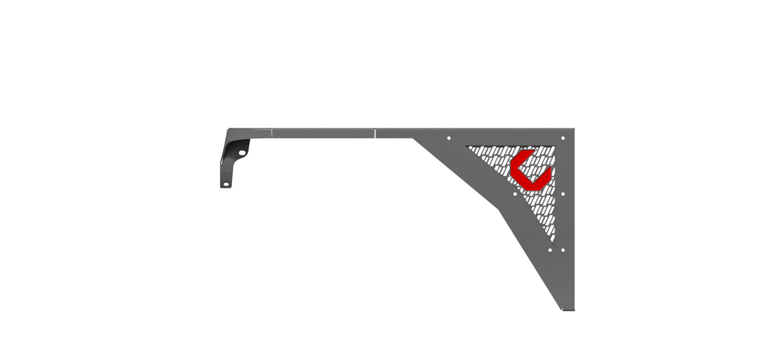 TJ / LJ Front Fender Flare 0" Hi Clearance (Negative Flare) - CavFab