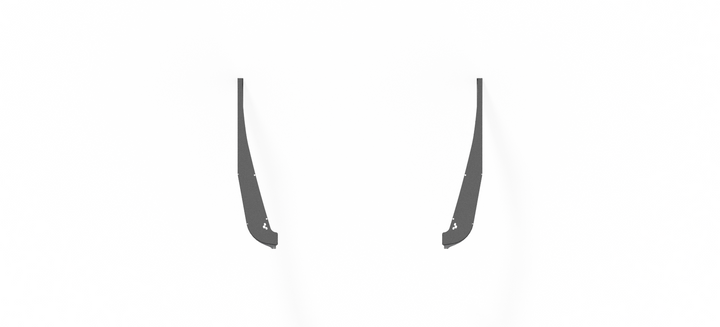 TJ / LJ Front Fender Flare 0" Hi Clearance (Negative Flare) - CavFab