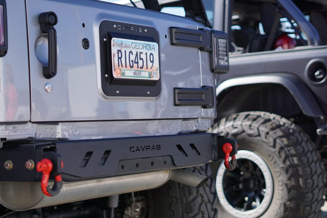 JK / JKU Rear Bumper (Rear Fascia) - CavFab
