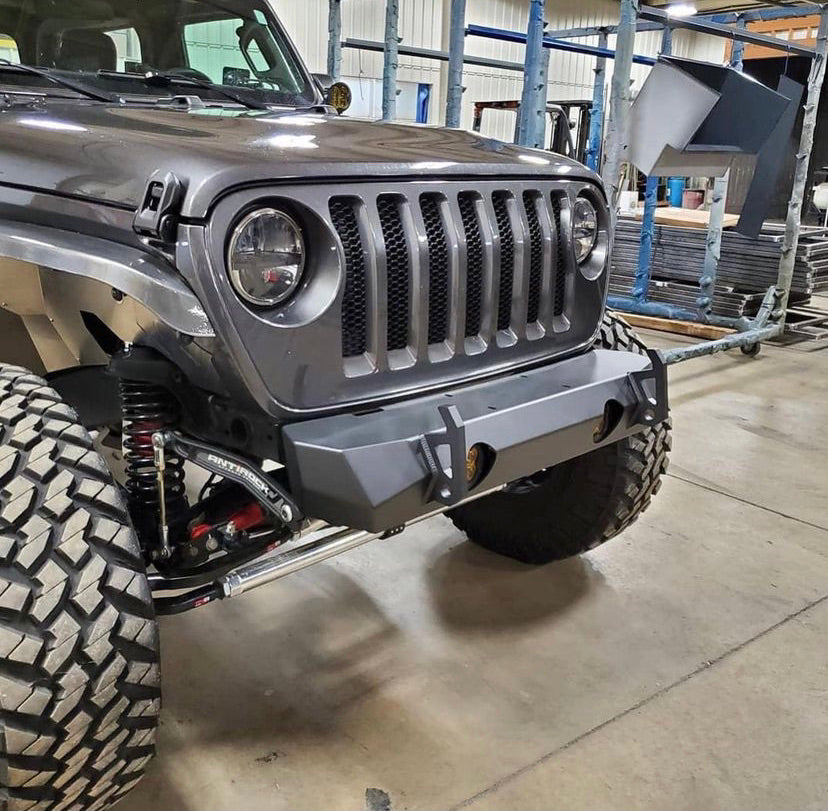 JK / JL / JT Rampage Front Bumper W/O Hoop - CavFab