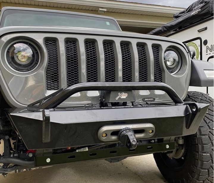 JK / JKU Predator Front Bumper - CavFab